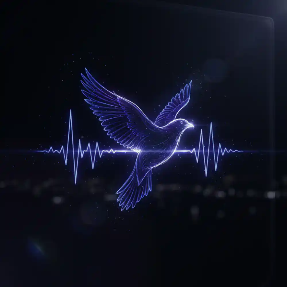 Digital waveform of an audio logo