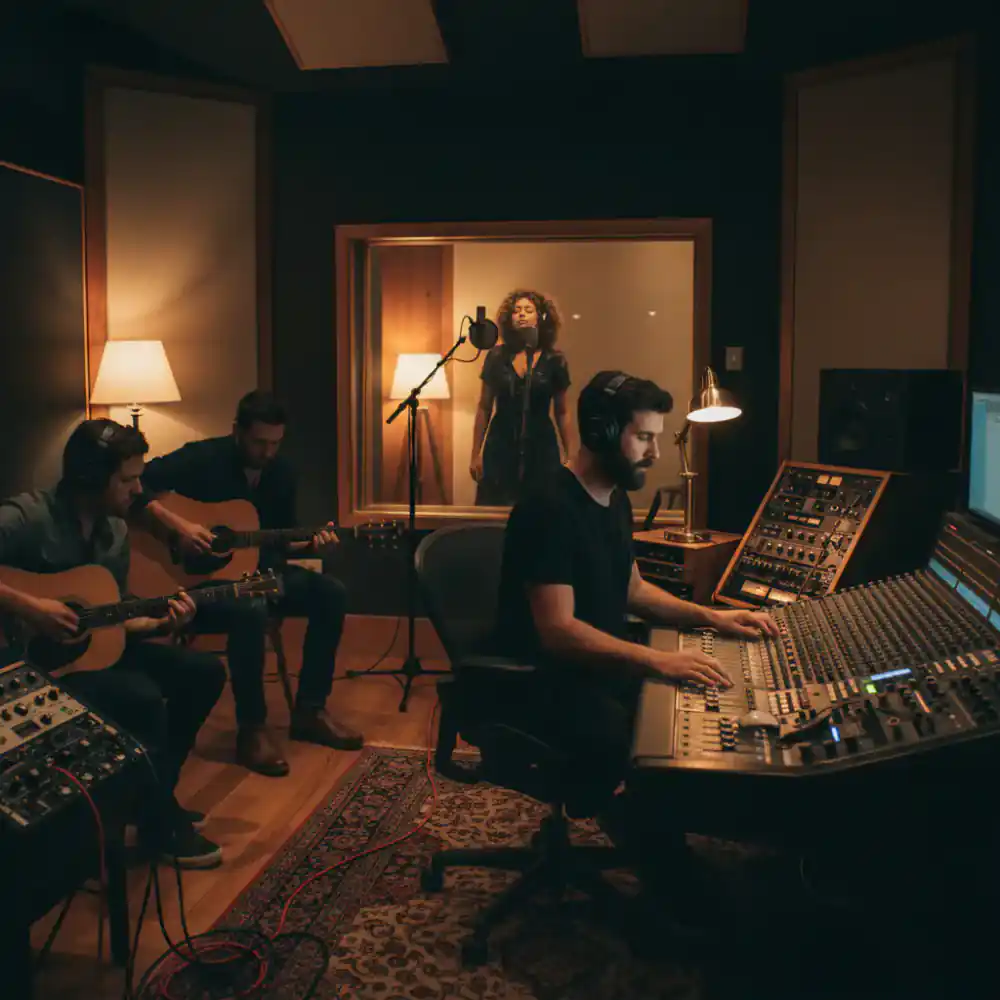 Recording session in progress